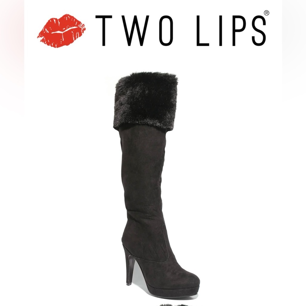2 Lips Too Louise High Boots, size 8-NWOT